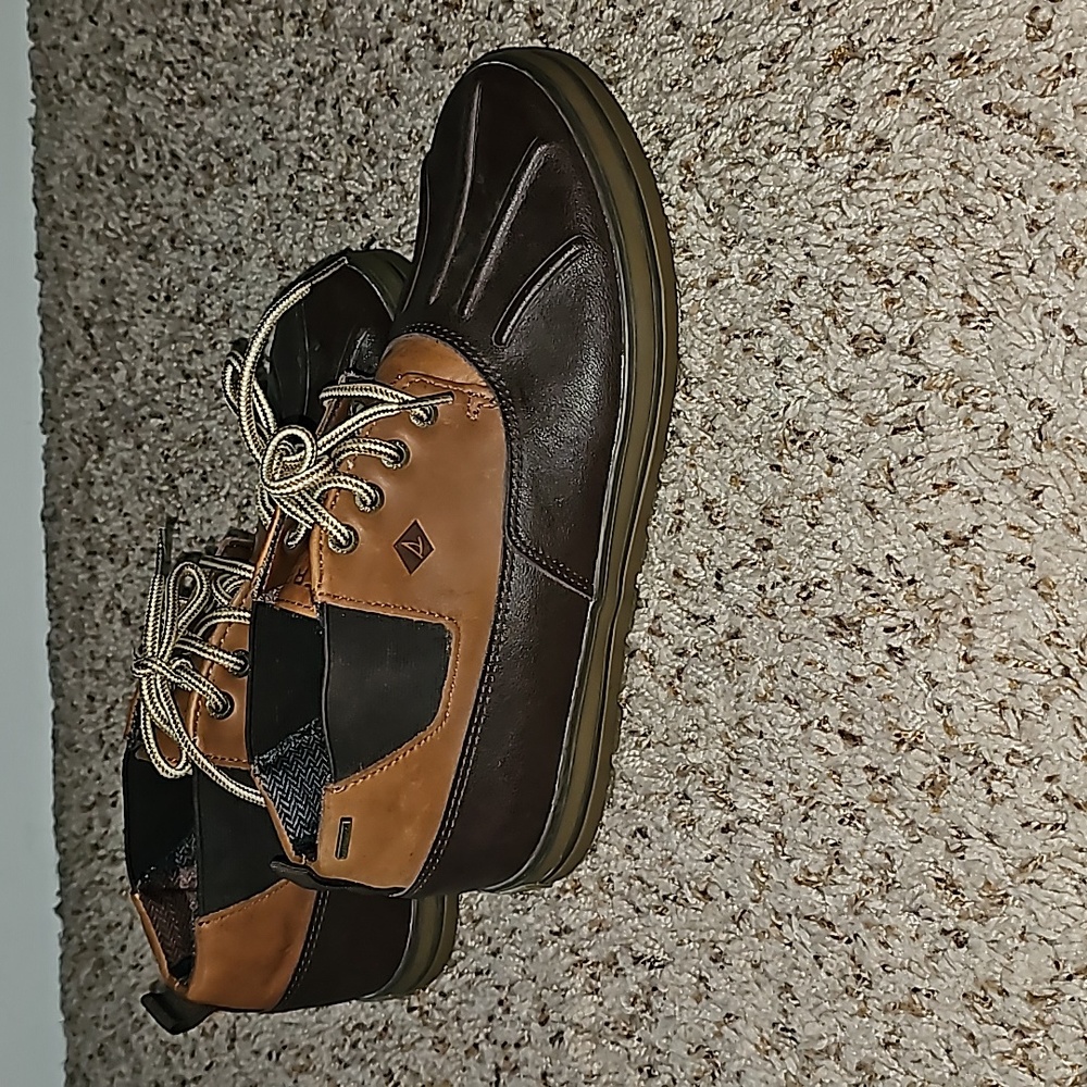 Sperry Top Sider Fowl Weather Chukka Brown Duck Boots - Picture 2 of 7